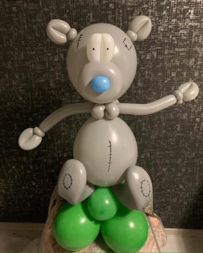 Мишка Тедди из воздушных шаров
