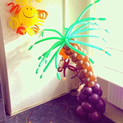 Пальма из воздушных шаров
