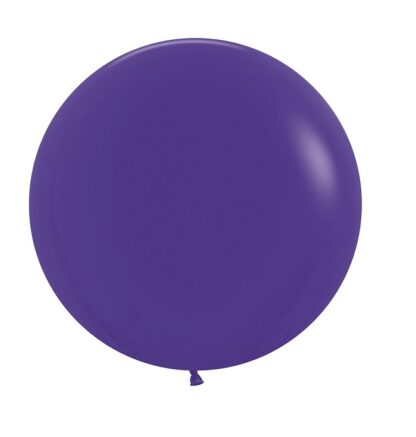 Большой шар на атласной ленте Фиолетовый