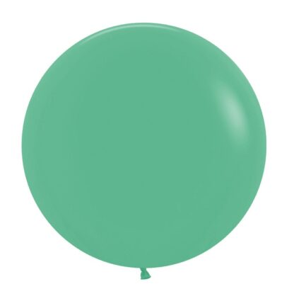 Большой шар на атласной ленте Зеленый