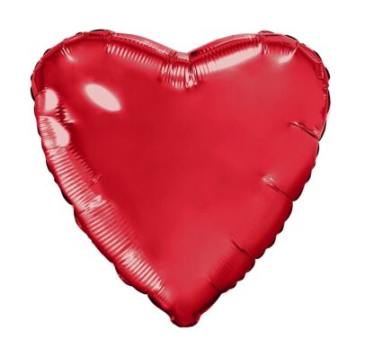 Шар (19»/48 см) Сердце, Красный
