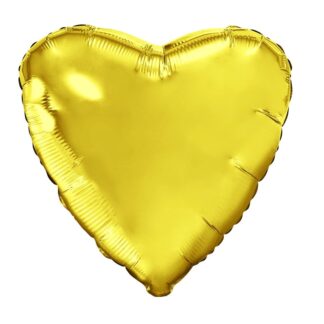 Шар (19»/48 см) Сердце, Золото