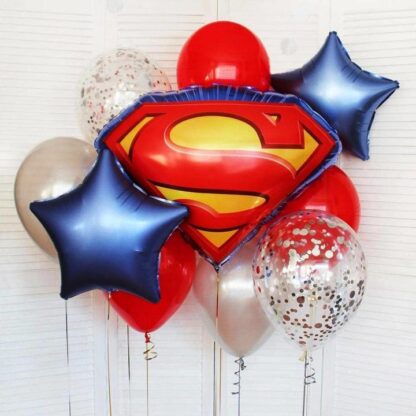 Воздушный шар (26”/66 см) Фигура, Супермен эмблема