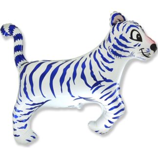 Шар (36”/91 см) Фигура, Тигр, Белый