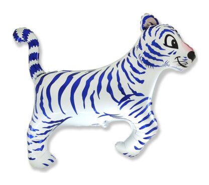 Шар (36”/91 см) Фигура, Тигр, Белый