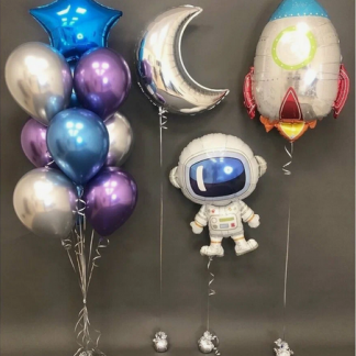 Гелиевые шары с космонавтом