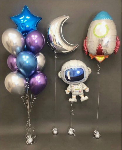 Гелиевые шары с космонавтом